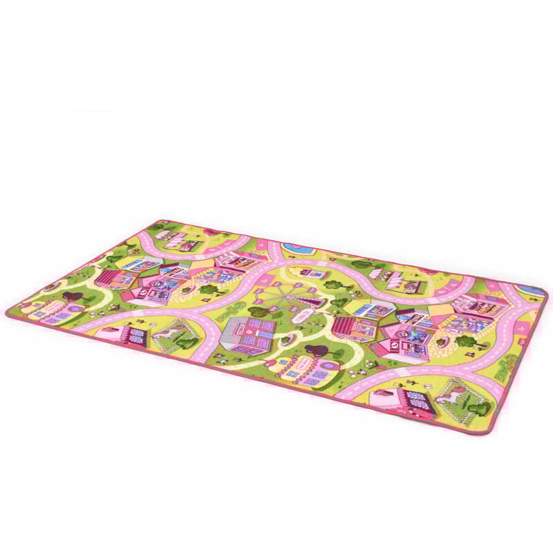 

Alfombra de Juego 170x290 cm Estampado Ciudad Hermosa - Rosa - Vidaxl