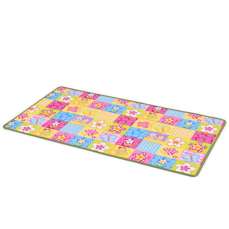 

vidaXL Alfombra de Juego 133x180 cm Estampado Mariposas - Multicolor