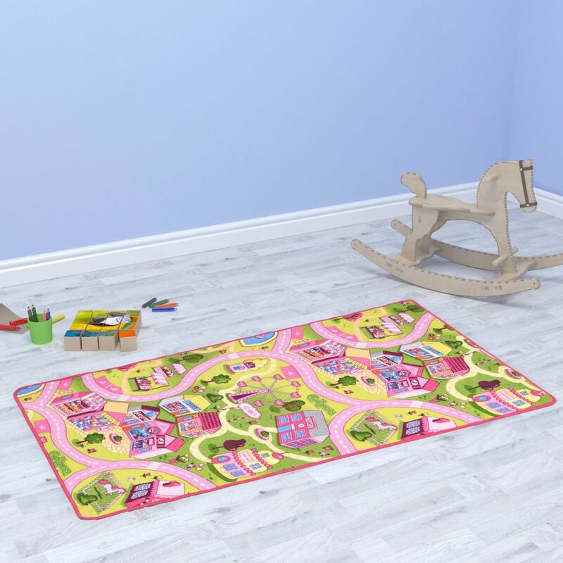 

Alfombra de juego 80x120 cm estampado ciudad hermosa