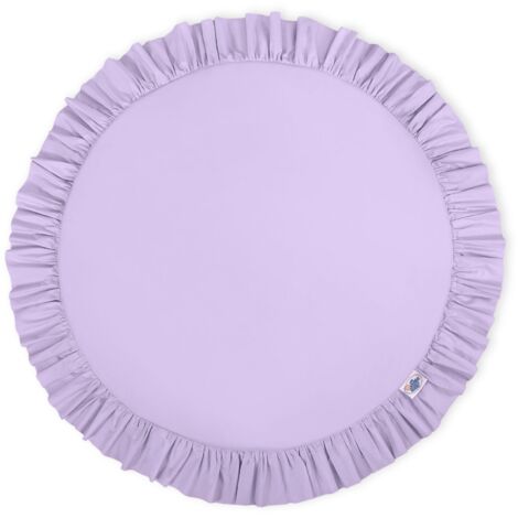 Alfombra de juego con volantes - violeta