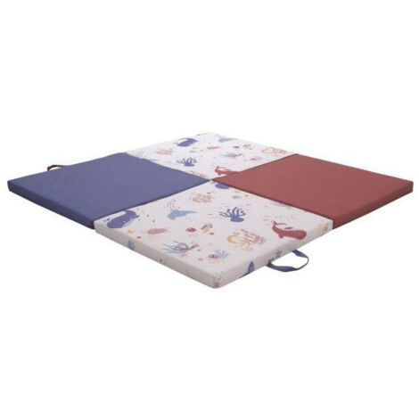 Alfombra de juego Tineo Treasures of the ocean 3 in 1 120 x 120 cm Multicolor