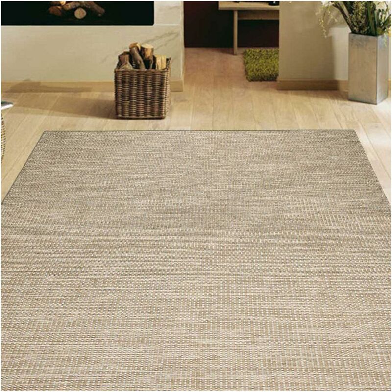 

Alfombra de kilim de lana llena Tejido tejido Mirada 408 1A2T Living Road Mat Lleunge Planeos o habitación en UnAmourDeTapis - Beige