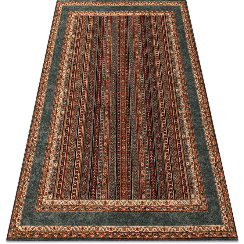 

Rugsx - Alfombra de lana KASHQAI 4357 400 marco, oriental terracota Multicolor 135x200 cm