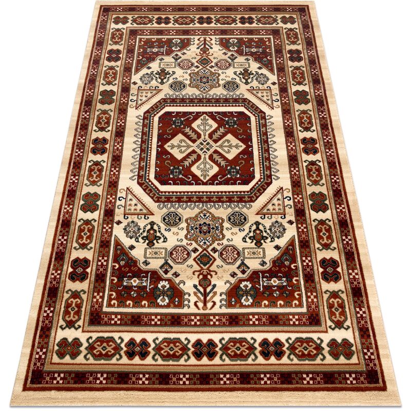 

Rugsx - Alfombra de lana VERA 2372 oriental, étnico beige / burdeos Tonos de beige 80x150 cm