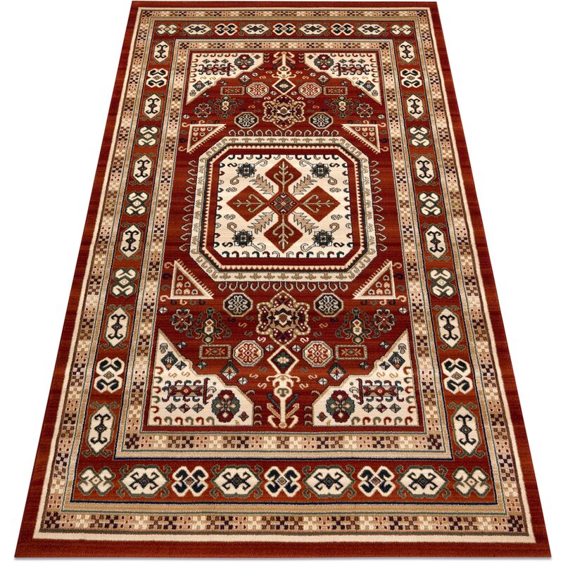 

Rugsx - Alfombra de lana VERA 2372 oriental, étnico burdeos Tonos de rojo 160x235 cm