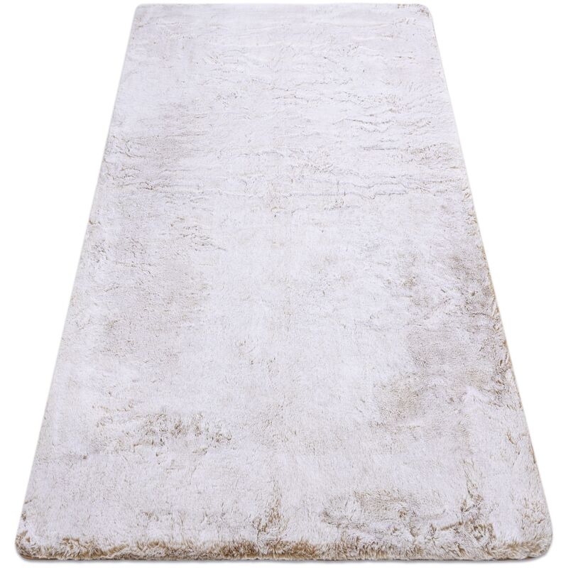 

Alfombra de lavado moderna LAPIN shaggy antideslizante beige / marfil Tonos de beige 80x150 cm