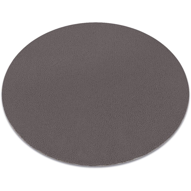 Alfombra de lavado moderna LINDO circulo gris, antideslizante, peluda grey circulo 200 cm