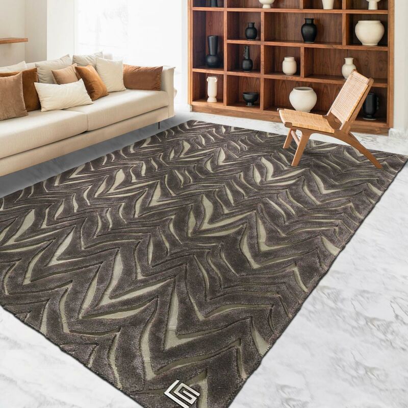

salón Balboa esteras de 1A2T viscosa gris - Gris