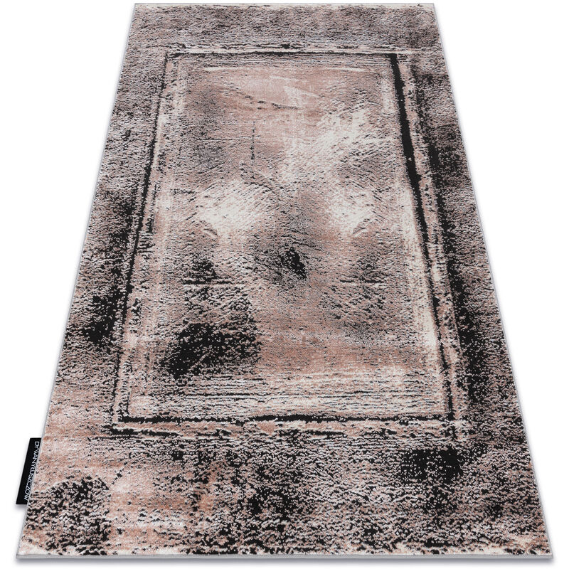 

Rugsx - Alfombra DE LUXE moderna 634 Marco vintage - Structural gris / rosado Tonos de rosa 200x290 cm