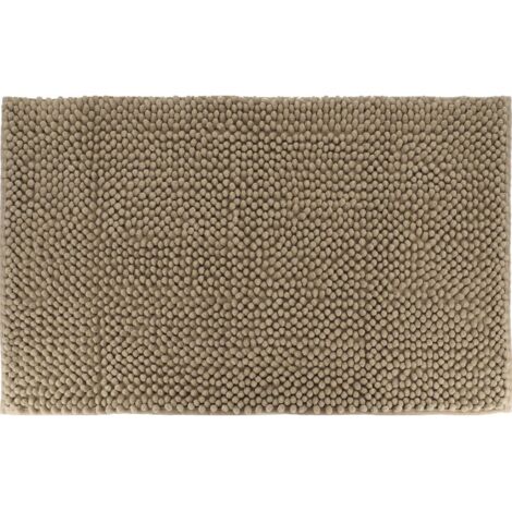 Alfombra de microfibra bolas 50x80 cm - taupe - Tendance