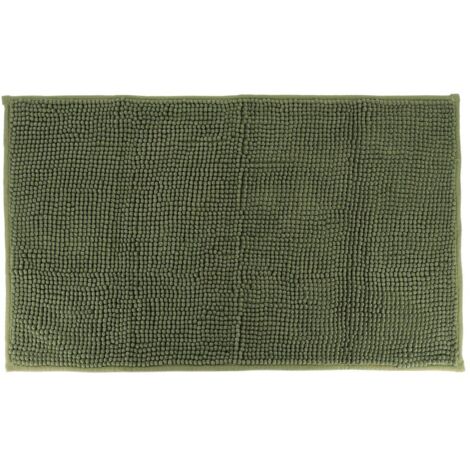 Alfombra de microfibra bolas lisas 45x75 cm - caqui - Tendance