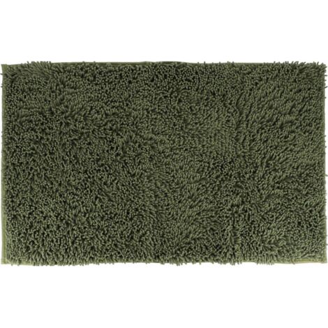 Alfombra de microfibra chenille pequeña 50x80 cm - caqui - Tendance