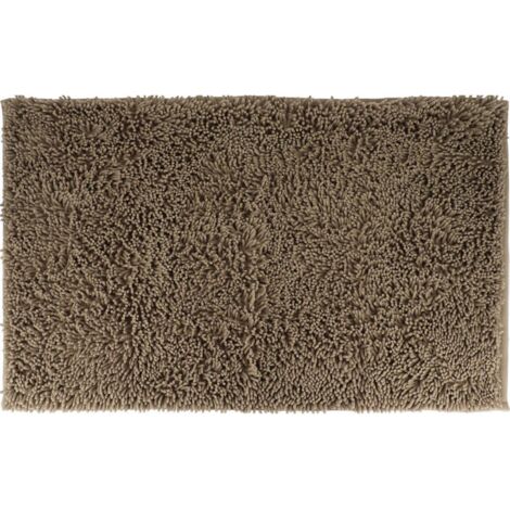 Alfombra de microfibra chenille pequeña 50x80 cm - taupe - Tendance