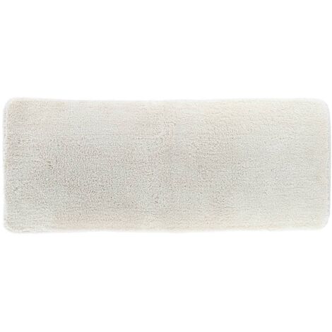 Alfombra de microfibra doble lavabo 50x120cm - natural - Tendance