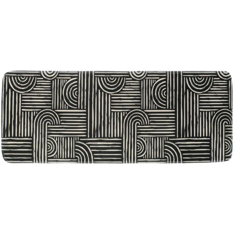 Alfombra de microfibra estampada 45x120 cm - vibraciones étnicas - Tendance