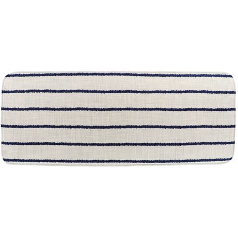 Alfombra de microfibra estampada a rayas 45x120 cm - manureva - Tendance