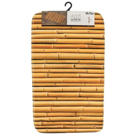 Alfombra de microfibra impresa 45x75 cm - mekong - Tendance