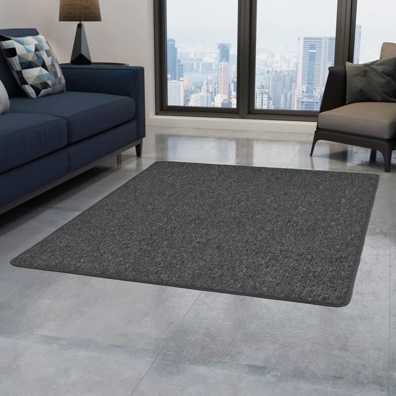 

Alfombra de nudo 120x180 cm gris - Gris