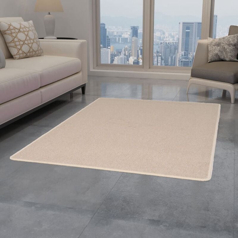 

Alfombra de nudo 160x230 cm beige - Beige