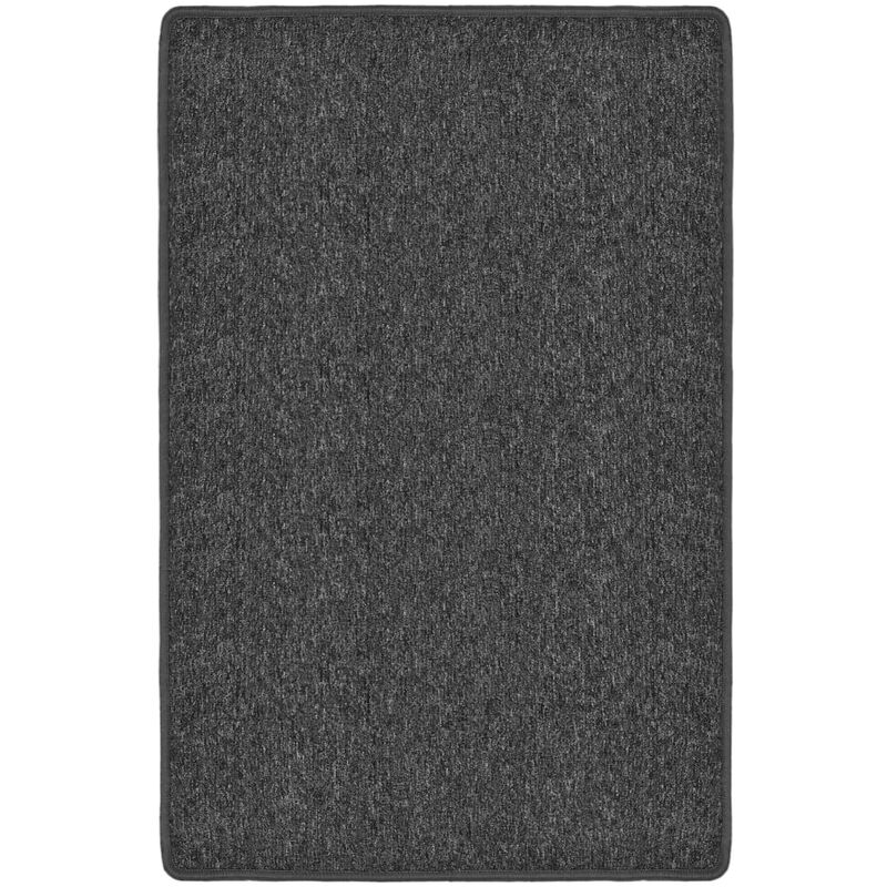 

vidaXL Alfombra de Nudo 120x180 cm Gris Antracita - Antracita