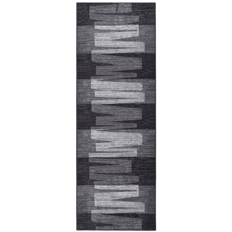 

Alfombra de pasillo antideslizante gris antracita 67x200 cm