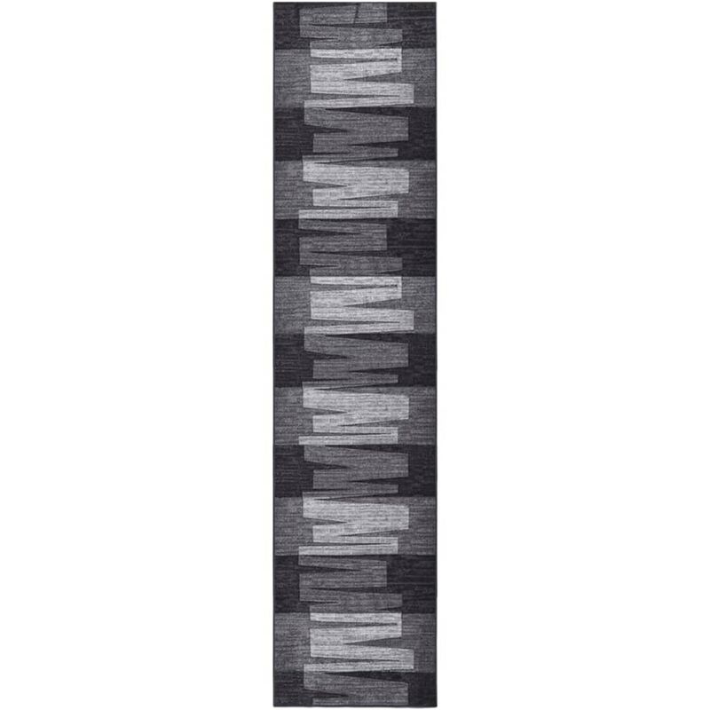 

Alfombra de pasillo antideslizante gris antracita 67x300 cm