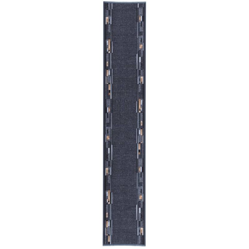 

Alfombra de pasillo antideslizante gris antracita 67x400 cm