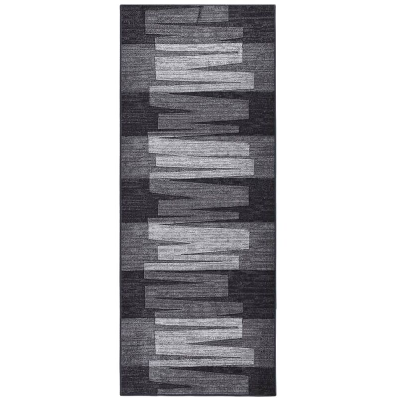 

Alfombra de pasillo antideslizante gris antracita 80x200 cm