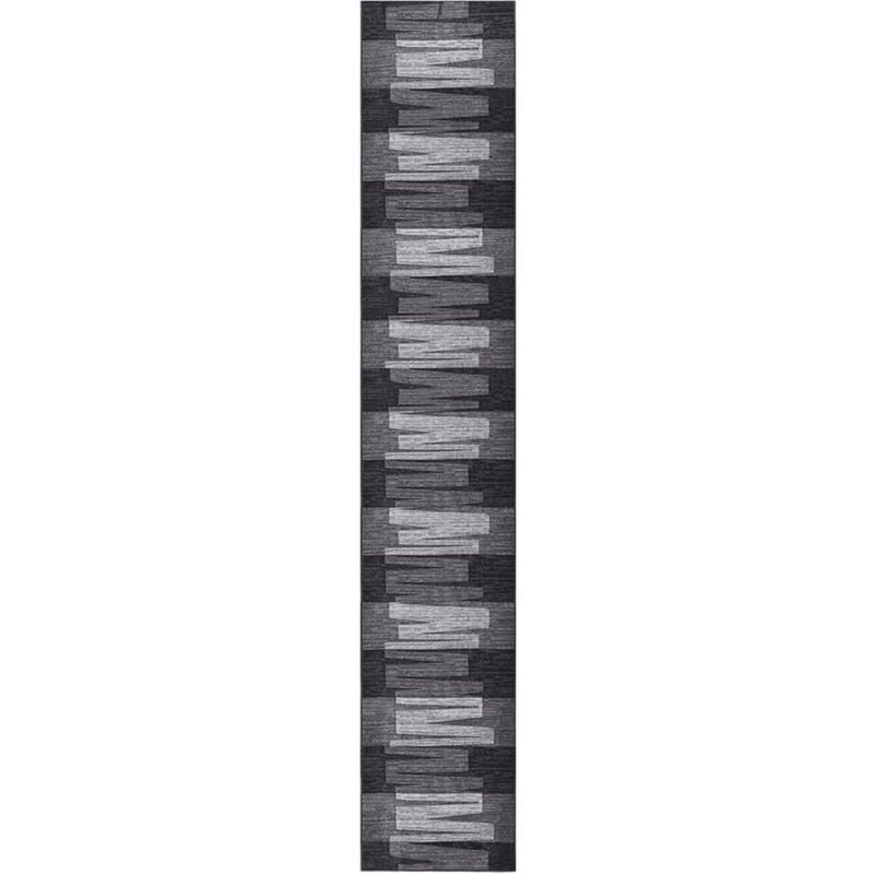 

Alfombra de pasillo antideslizante gris antracita 80x450 cm