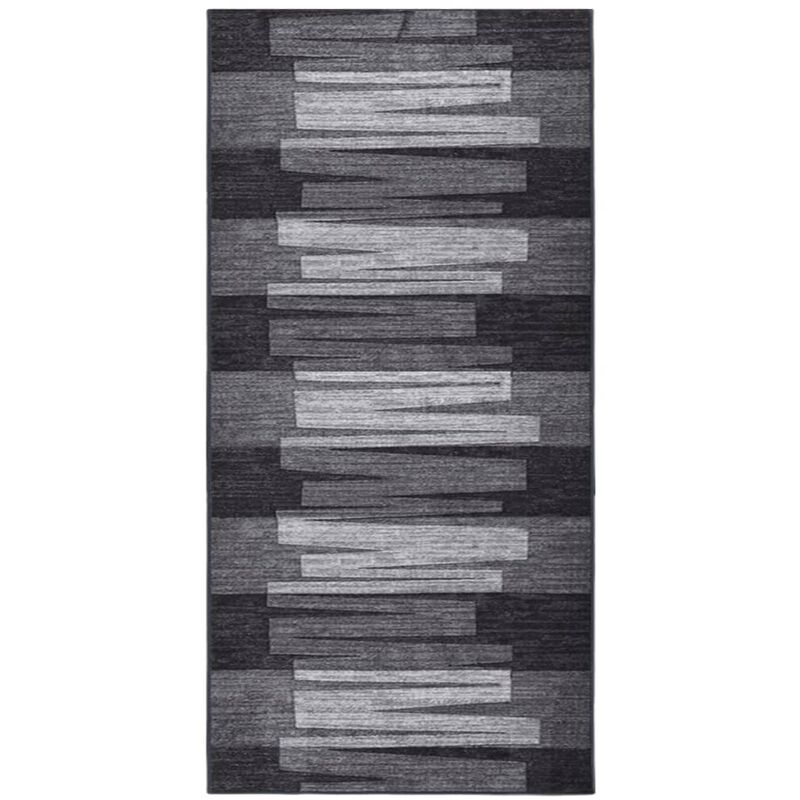 

Alfombra de pasillo antideslizante gris antracita 80x450 cm