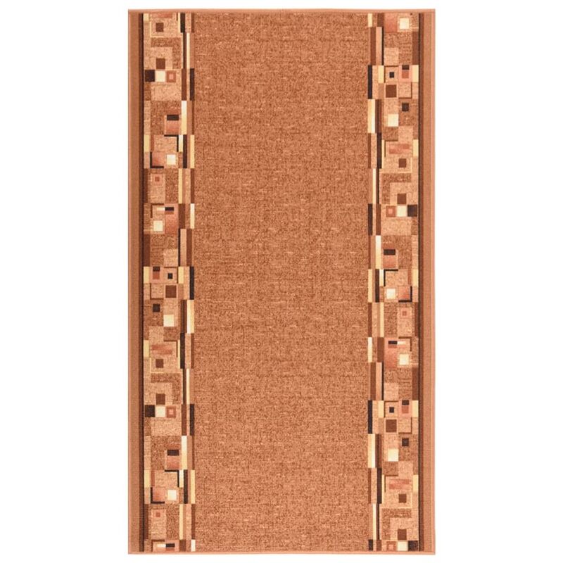 

Alfombra de pasillo antideslizante marrón 80x150 cm