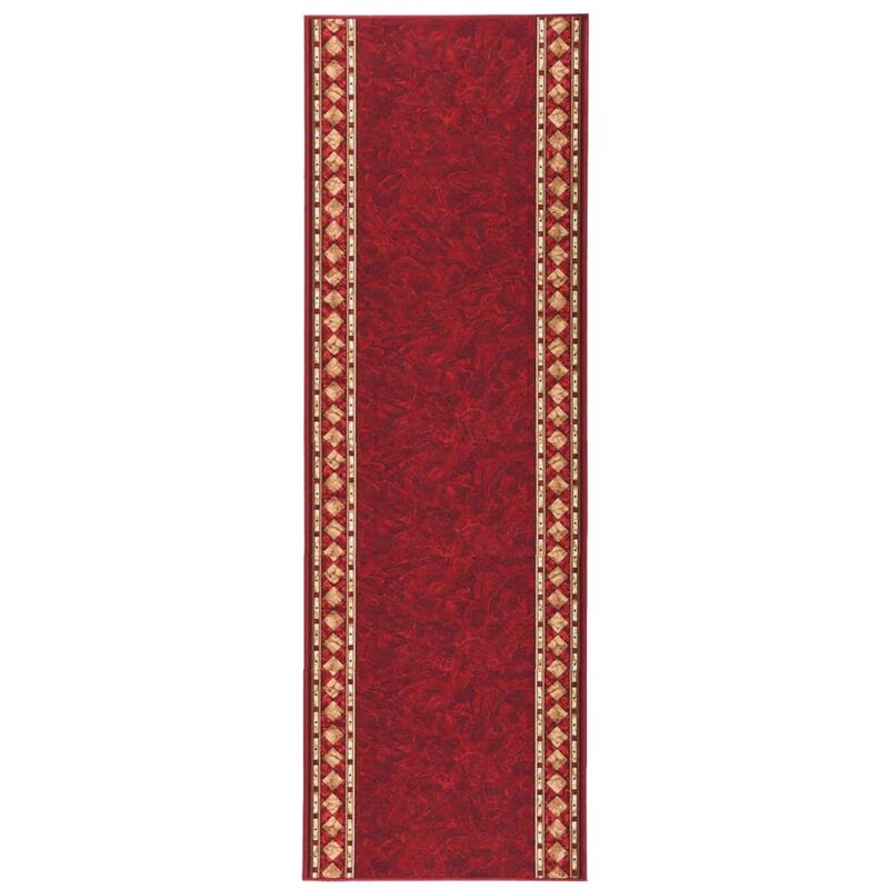 

Alfombra de pasillo antideslizante rojo 80x300 cm