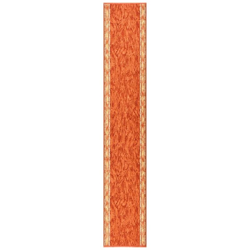 

Alfombra de pasillo antideslizante terracota 67x400 cm