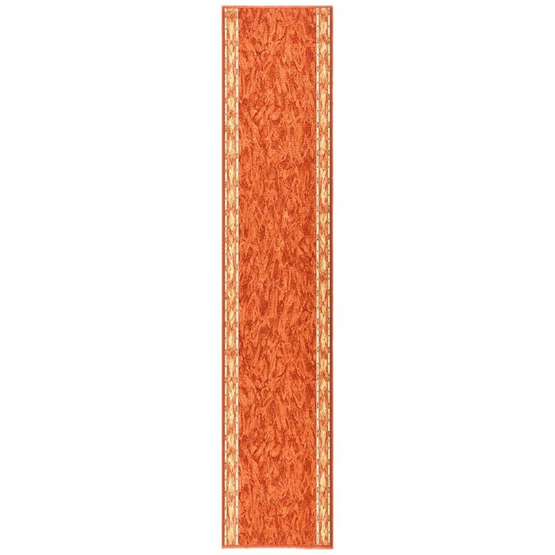 

Alfombra de pasillo antideslizante terracota 80x400 cm