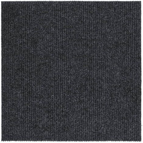 Alfombra de pasillo atrapa suciedad 100x100 cm gris antracita vidaXL