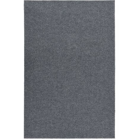Alfombra de pasillo atrapa suciedad 100x150 cm marrón vidaXL
