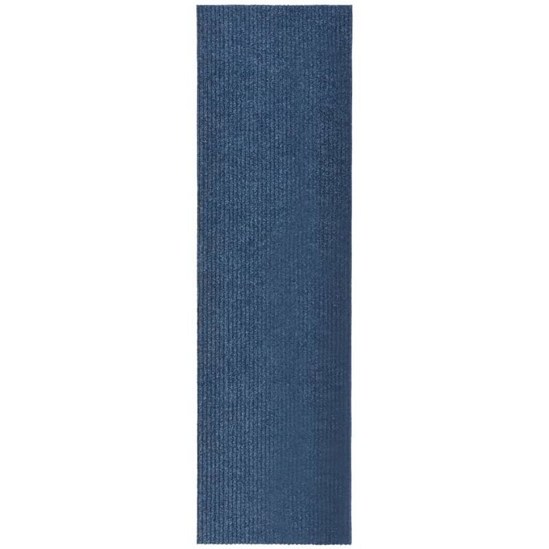

Alfombra de pasillo atrapa suciedad 100x350 cm azul
