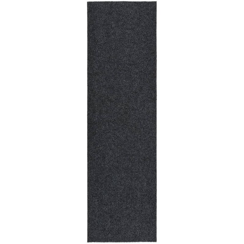 

Alfombra de pasillo atrapa suciedad 100x350 cm gris antracita
