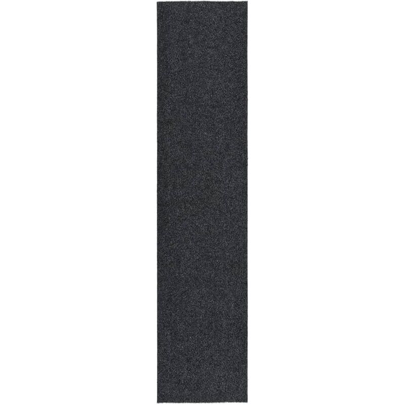 

Alfombra de pasillo atrapa suciedad 100x450 cm gris antracita