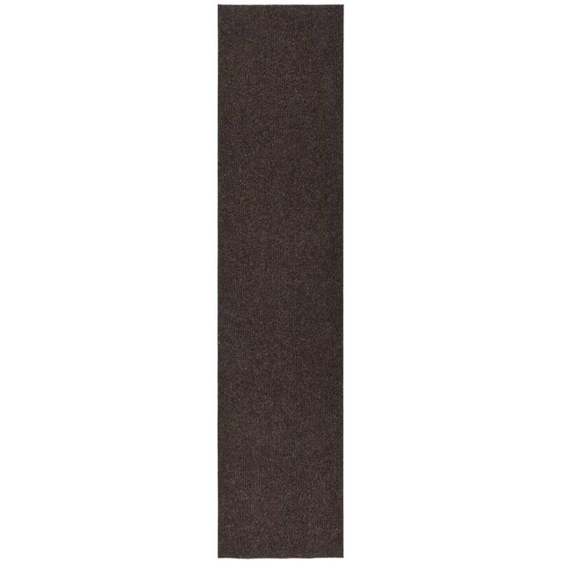 

Alfombra de pasillo atrapa suciedad 100x450 cm marrón