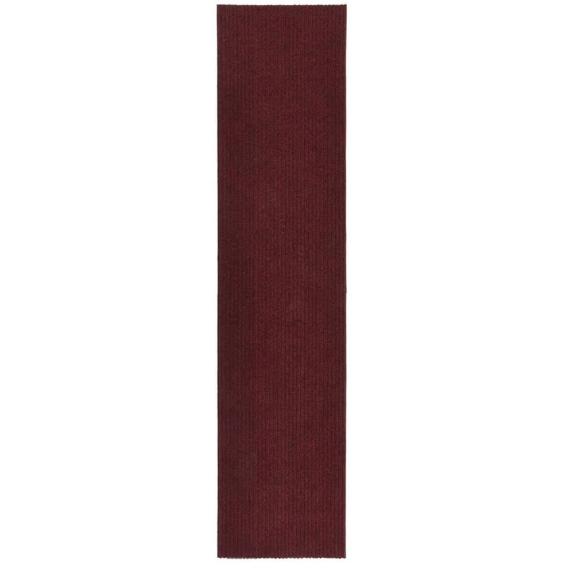 

Alfombra de pasillo atrapa suciedad 100x450 cm rojo burdeos
