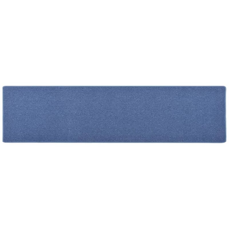

Alfombra de pasillo azul 50x200 cm