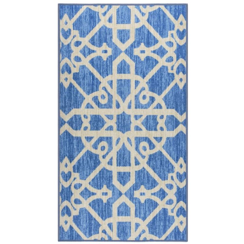 

Alfombra de pasillo azul 80x150 cm