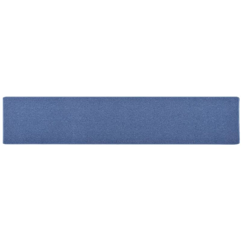 

Alfombra de pasillo azul 80x400 cm