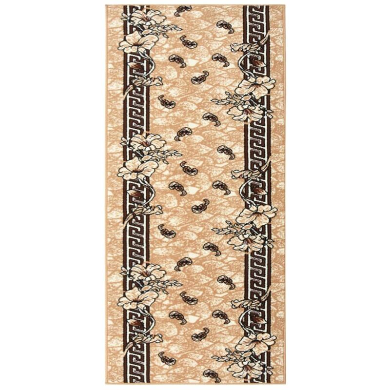 

Alfombra de pasillo BCF beige 80x150 cm