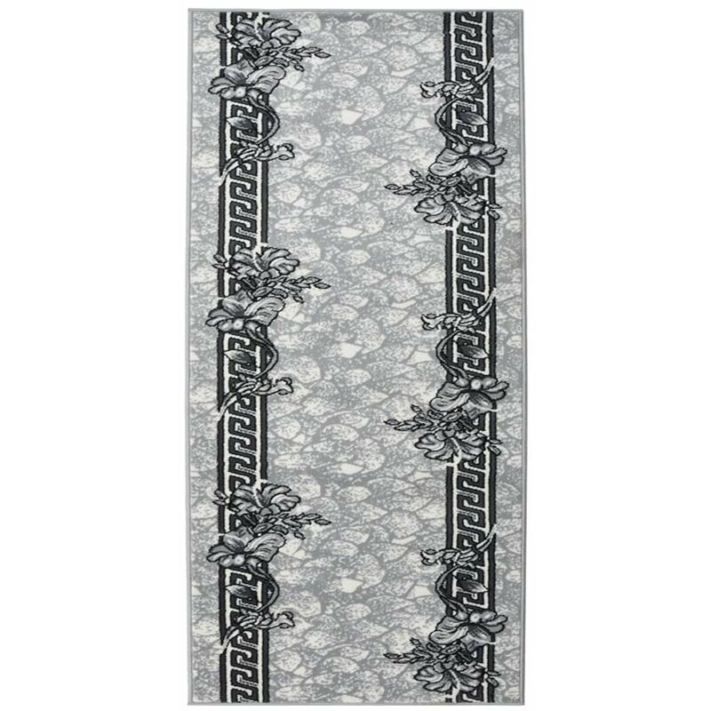 

Alfombra de pasillo BCF gris 100x200 cm