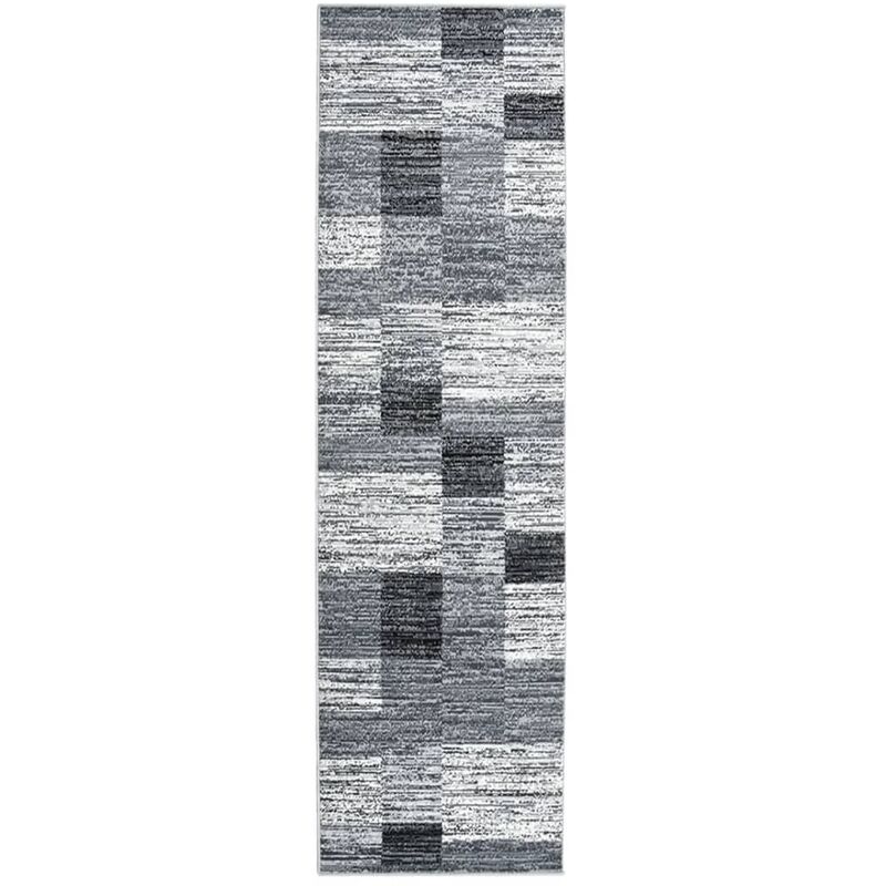 

Alfombra de pasillo BCF gris 100x350 cm