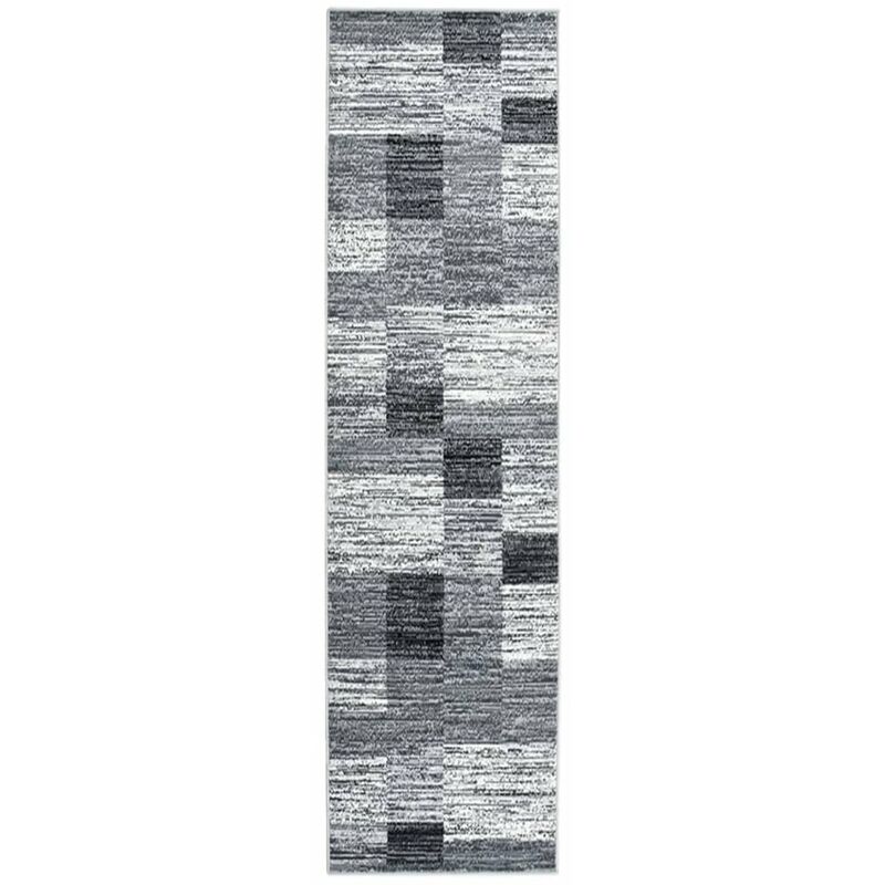 

Alfombra de pasillo BCF gris 80x300 cm