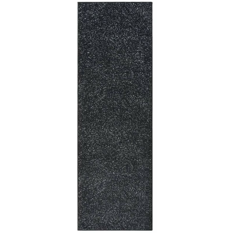 

Alfombra de pasillo BCF gris antracita 100x300 cm