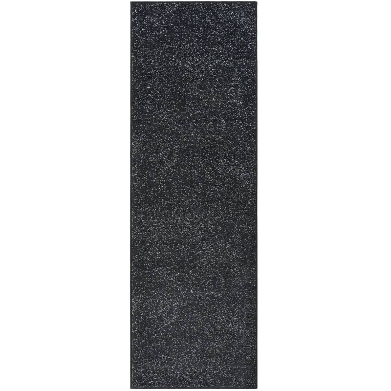 

Alfombra de pasillo BCF gris antracita 100x300 cm